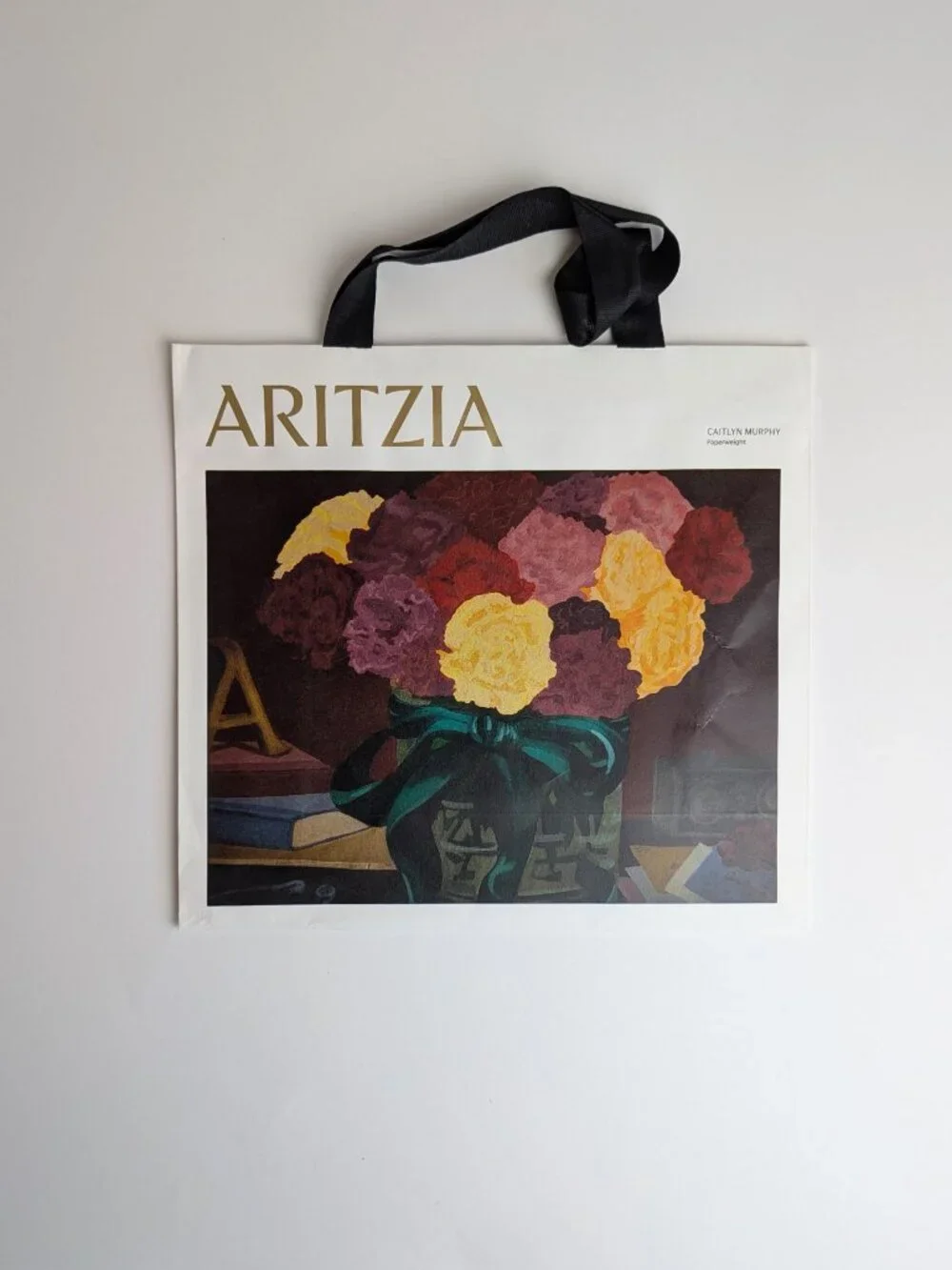 Lot of 4 Aritzia Artist Shopping Bags Gregory Crewdson Carlijn Jacobs Murphy